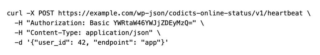 {Codicts} Online Status